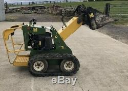 Kang Kid skid steer loader With Post Knocker And Augers
