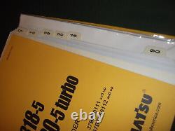 Komatsu Sk818-5 / Turbo Skid Steer Loader Service Shop Repair Manual Book