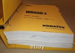 Komatsu Wd600-3 Wheel Dozer Service Repair Workshop Manual 50001-up
