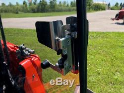 Kubota SVL 75-2 1/2 Lexan Forestry door. Fits 90 and 95-2 as well