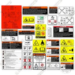 Kubota Skid Steer Safety Stickers For The SVL Series Track Loaders
