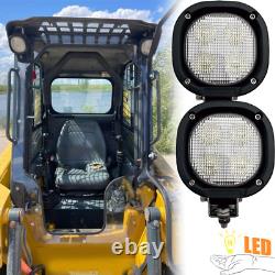 LED Flood Work Light For Gehl Mustang Skid Steer loader 1640E R135 R165 V270