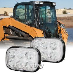 LED Headlight Flood Lamp 84306337 For Case Skid Steer Loader SR250 SV185 SV250