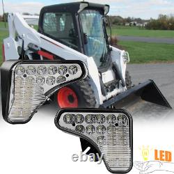 LED Skid Steer Headlight Set for Bobcat S570 S595 S650 T550 T630 T750 T870 S850