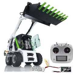 LESU 1/14 Assembled Wheeled Skid-Steer Hydraulic RC Loader Truck LT5H I6S Radio