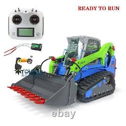 LESU 1/14 Hydraulic Tracked Skid-Steer Aoue LT5 RC Loader I6S Radio Controller