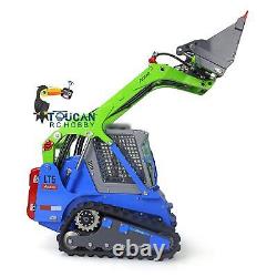 LESU 1/14 Hydraulic Tracked Skid-Steer Aoue LT5 RC Loader I6S Radio Controller