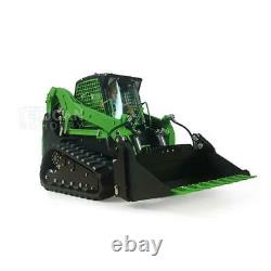 LESU 1/14 Metal Aoue-LT5 Tracked Skid-Steer Hydraulic RC Loader RTR Model Sound