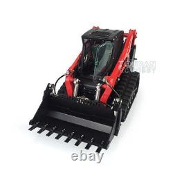 LESU 1/14 Metal RC Hydraulic Aoue-LT5 Tracked Skid-Steer Loader With Lights