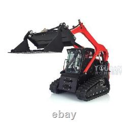 LESU 1/14 Metal RC Hydraulic Aoue-LT5 Tracked Skid-Steer Loader With Lights