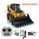Lesu 1/14 Rtr Metal Aoue-lt5h Wheeled Skid-steer Rc Hydraulic Loader With Sound