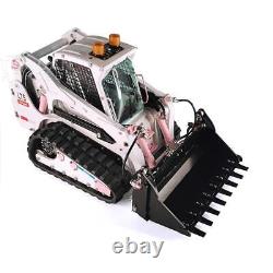 LESU 1/14 Tracked Skid-Steer Aoue-LT5 RC Hydraulic RTR Loader Rotating LED Light