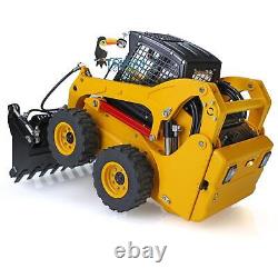 LESU 1/14 Wheeled Assembled Skid-Steer RC Hydraulic Loader Aoue-LT5H RTR Sounds