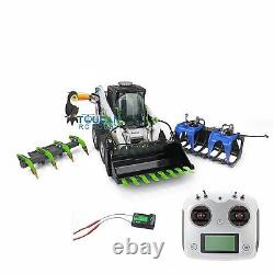 LESU 1/14 Wheeled Skid Steer Hydraulic RC RTR Loader Aoue LT5H Gripper Scarifier