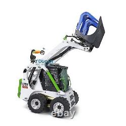 LESU 1/14 Wheeled Skid Steer Hydraulic RC RTR Loader Aoue LT5H Gripper Scarifier