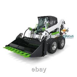 LESU Assembled 1/14 Metal Wheeled Skid-Steer RC Hydraulic Loader Aoue LT5H Light