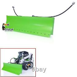 LESU Metal Dozer Blade Green Shovel for 1/14 RC Hydraulic Skid Steer Loader Part