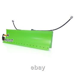 LESU Metal Dozer Blade Green Shovel for 1/14 RC Hydraulic Skid Steer Loader Part