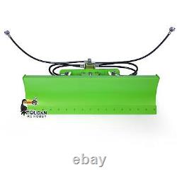 LESU Metal Dozer Blade Green Shovel for 1/14 RC Hydraulic Skid Steer Loader Part