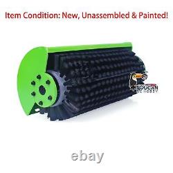 LESU Metal Green Brush Cleaner Sweeper for Hydraulic 1/14 RC Skid Steer Loaders