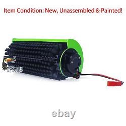 LESU Metal Green Brush Cleaner Sweeper for Hydraulic 1/14 RC Skid Steer Loaders