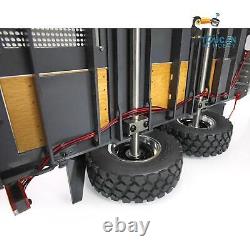 Metal Trailer Plate DIY For 1/14 Scale LESU Skid Steer Hydraulic Loader RC Model