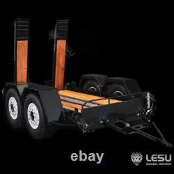 Metal Trailer Plate For 1/14 LESU RC Hydraulic Skid Steer Loader Bobcat Model