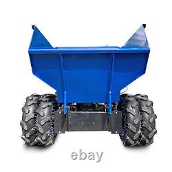 Mini Dumper Power Barrow PayLoad 500kg Load Petrol 196cc 4 Wheel Drive Hyundai