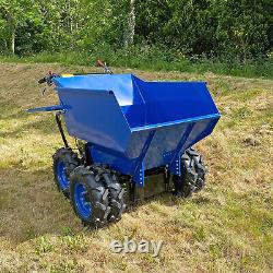 Mini Dumper Power Barrow PayLoad 500kg Load Petrol 196cc 4 Wheel Drive Hyundai