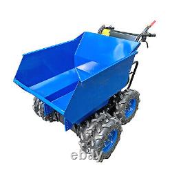 Mini Dumper Power Barrow PayLoad 500kg Load Petrol 196cc 4 Wheel Drive Hyundai