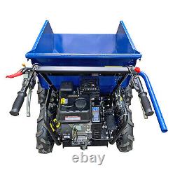 Mini Dumper Power Barrow PayLoad 500kg Load Petrol 196cc 4 Wheel Drive Hyundai