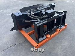 Mini Hydraulic Excavator/Skid Steer Loader 6 Way Blade, 79in