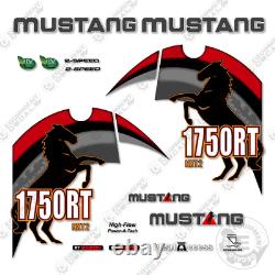 Mustang 1750RT Decal Kit Skid Steer 3M Vinyl