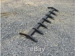 NEW REMOVABLE TOOTH/TEETH BAR SKID STEER LOADER, COMPACT TRACTOR bobcat, cat