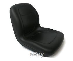 New Black HIGH BACK SEAT for John Deere Skid Steer Loader 70 125 240 7775 8875