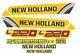 New Holland L220 Skid Steer Loader Decals / Adhesives / Stickers Complete Set