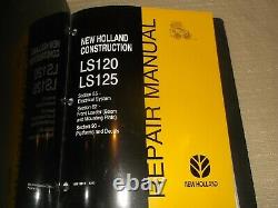 New Holland Ls120 Ls125 Skid Steer Loader Service Repair Shop Book Manual