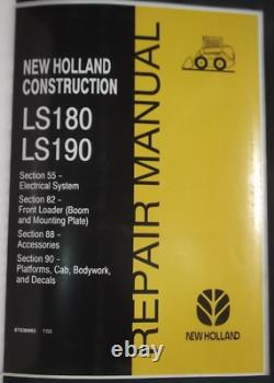 New Holland Ls180 Ls190 Skid Steer Loader Service Shop Repair Workshop Manual