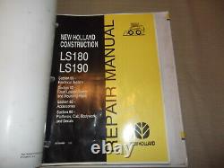 New Holland Ls180 Ls190 Skid Steer Loader Service Shop Repair Workshop Manual