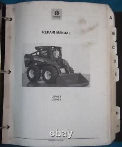 New Holland Ls185. B Ls190. B Skid Steer Loader Service Shop Repair Manual Oem
