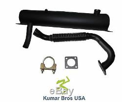 New Kumar Bros USA Muffler, Ex Pipe & Clamp for Bobcat S130 S150 S160 S175 S185
