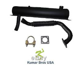 New Kumar Bros USA Muffler, Exhaust Pipe & Clamp for Bobcat 751 753 763 773 7753