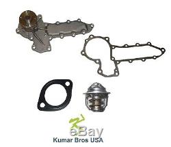 New Kumar Bros USA Water Pump with Thermostat for Bobcat 743 743B 743DS