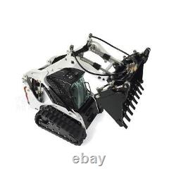 On Sale 1/14 RC Hydraulic Aoue-LT5 LESU Tracked Skid-Steer Metal Loader Painted