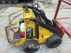 Opico M10 Skidster Skid Steer Wheeled Mini Loader Forklift Honda Engine