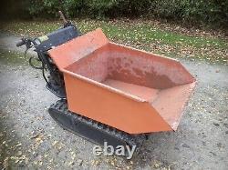 Petrol 500kg Payload Tracked Mini Site Dumper / Power Barrow