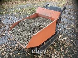 Petrol 500kg Payload Tracked Mini Site Dumper / Power Barrow