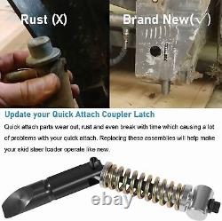 Quick Attach Coupler Latch Kit for Case New Holland Skid Steer Loader 9829733