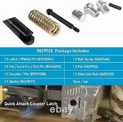 Quick Attach Coupler Latch Kit for Case New Holland Skid Steer Loader 9829733