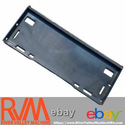 RVM Universal Quick-Attach Mount Plate / Adapter 5/16 SOLID for Skid-Steers